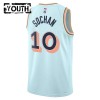 Maillot Basket Enfant San Antonio Spurs Jeremy Sochan 2024-25 Nike City Edition Bleu Swingman